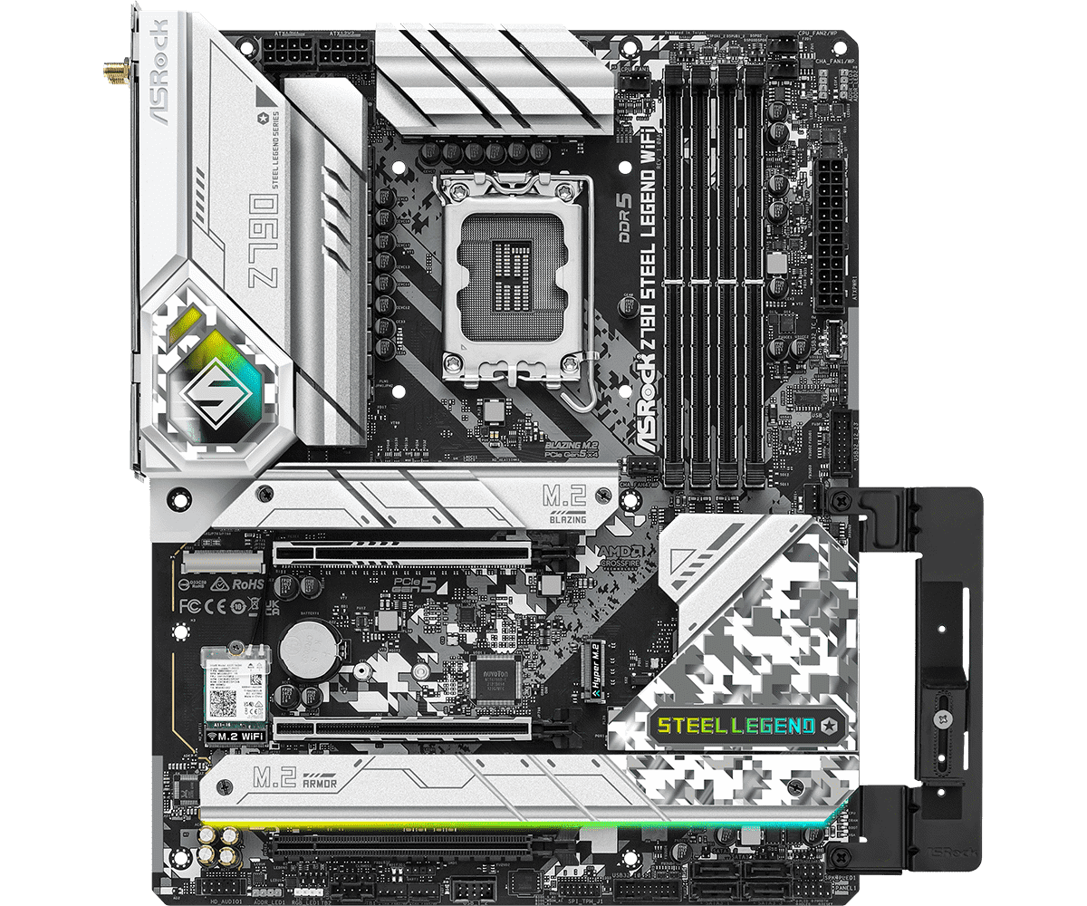 ASRock Z790 Steel Legend WiFi DDR5 ATX マザーボード www.alphabet